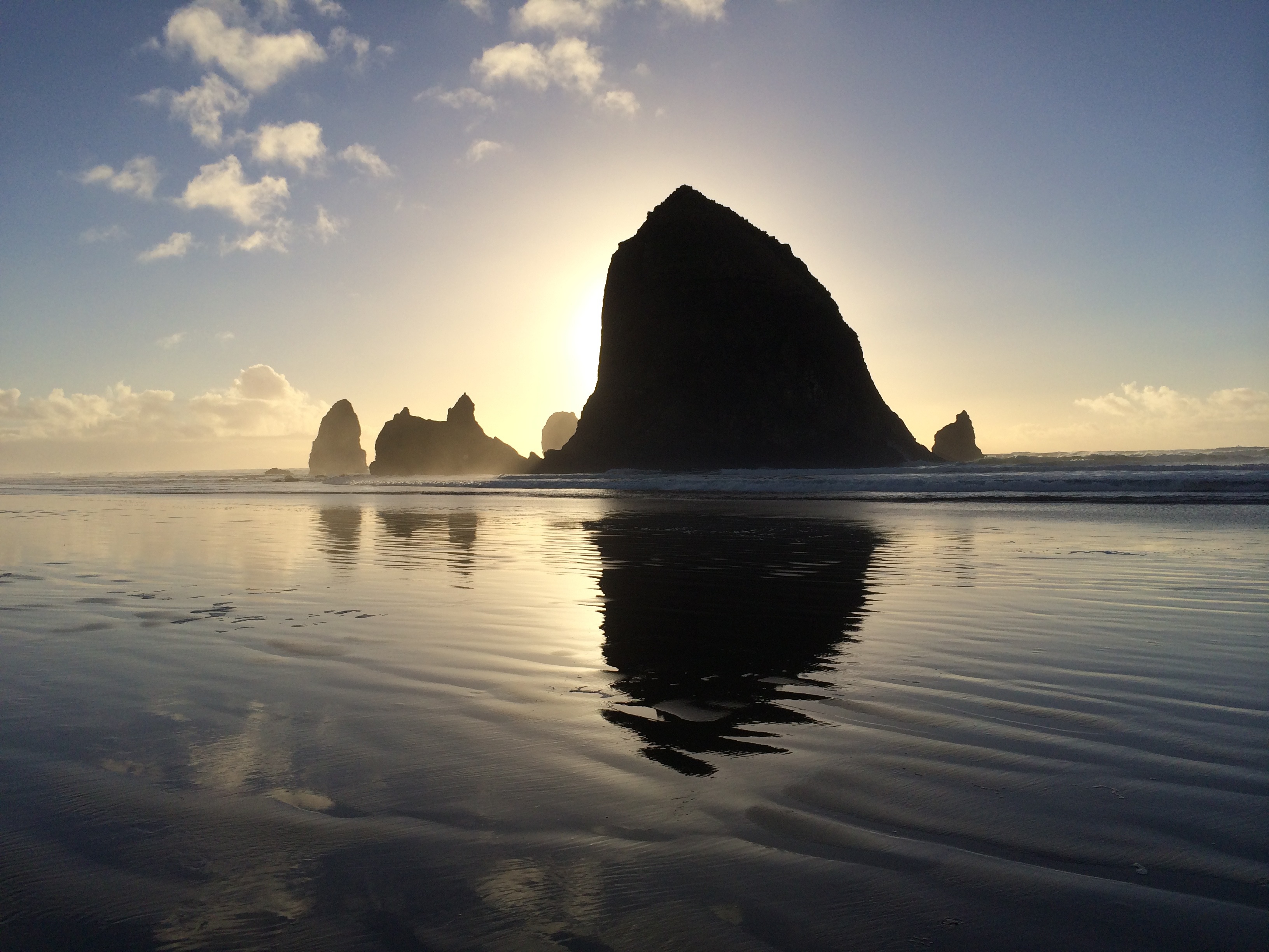 Haystack Rock at Cannon Beach, Oregon